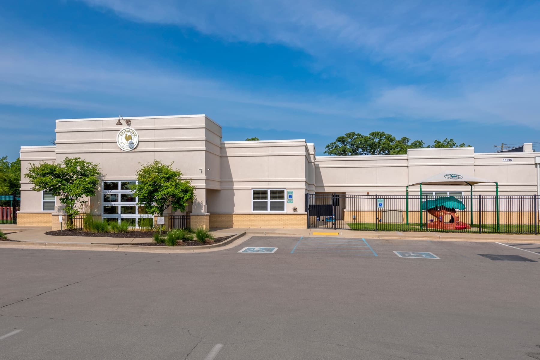 exterior of primrose school at westclay